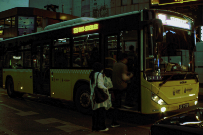 The public transportation in Istanbul