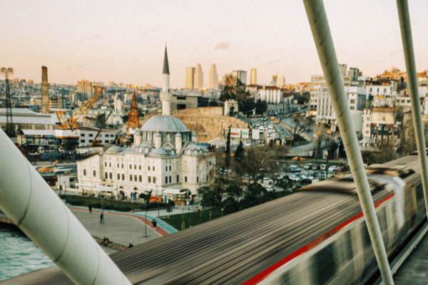 The public transportation in Istanbul